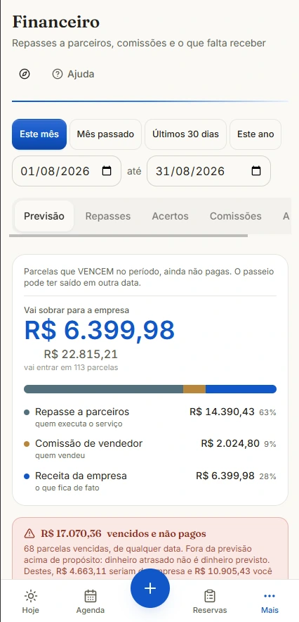 Financeiro no celular